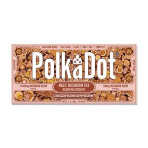 Polkadot Chocolate Creamy Hazelnut Wafer Chocolate Bar