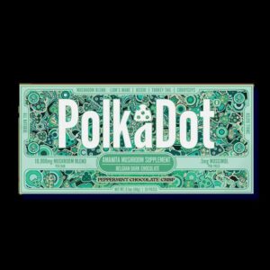 Polkadot Chocolate Peppermint Chocolate Crisp Chocolate Bar