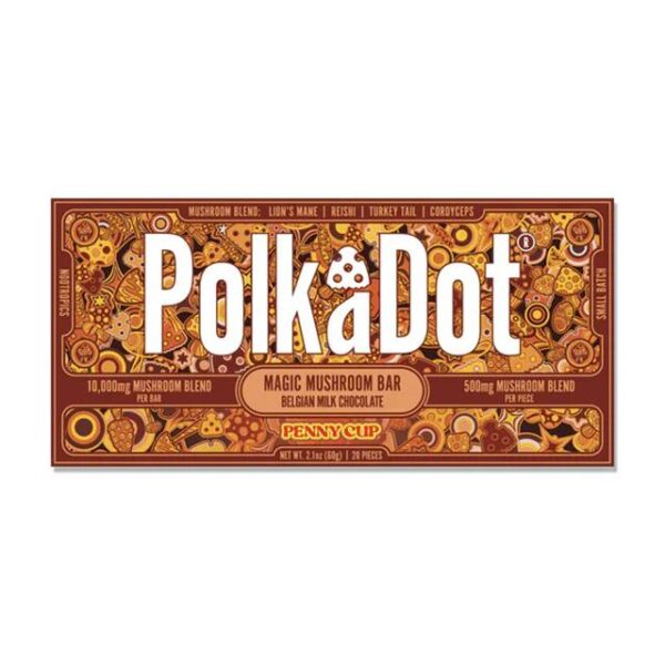 Polkadot Chocolate Penny Cup Chocolate Bar