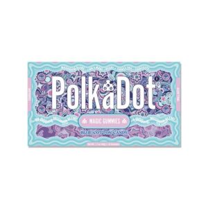 Polkadot Gummies Blue Cotton Candy Gummies