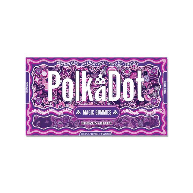 Polkadot Gummies Frozen Grape Gummies
